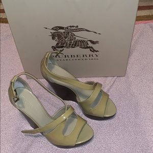 Burberry platform sandals